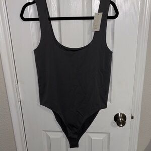 A New Day Women’s Gray Seamless Tank Bodysuit